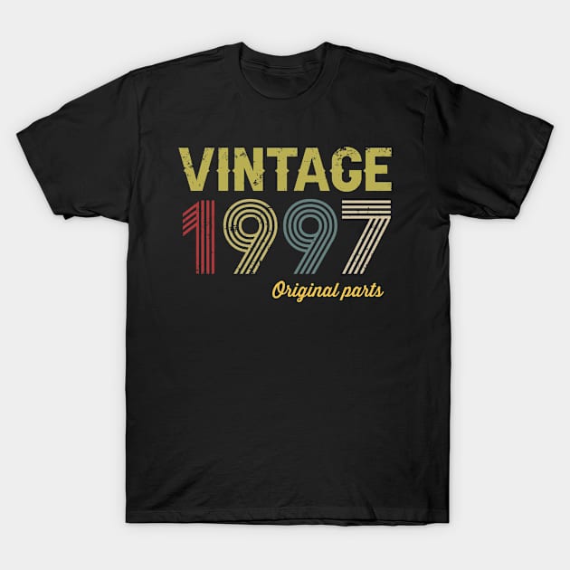 Vintage 1997 Limited Edition 25th Birthday 25 Years Old Gift For Men Women T-Shirt by MartaHoward